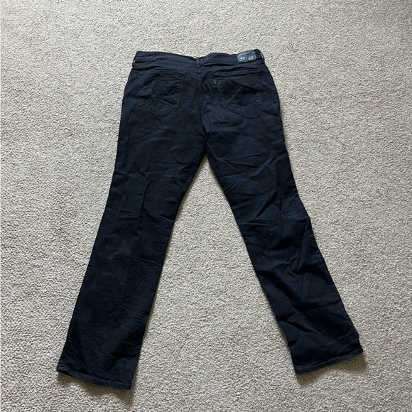 Levi 505 Straight Black Jean 14L W32 L34 - Picture 2 of 8